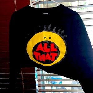 “ALL THAT” long sleeve crop